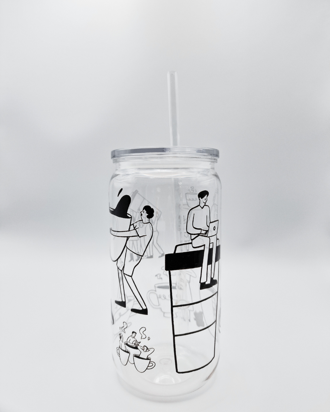 Coffee Doodle - Plastic Libby Cup