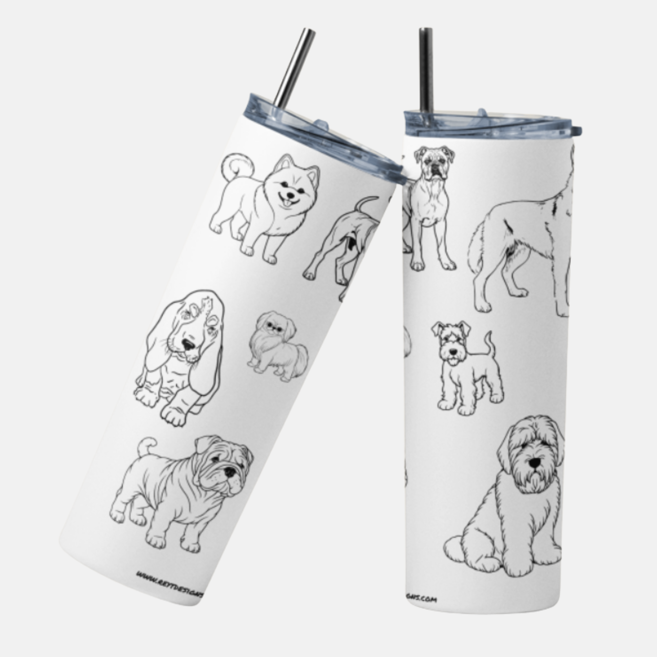Dog Breeds Doodle - Tumbler