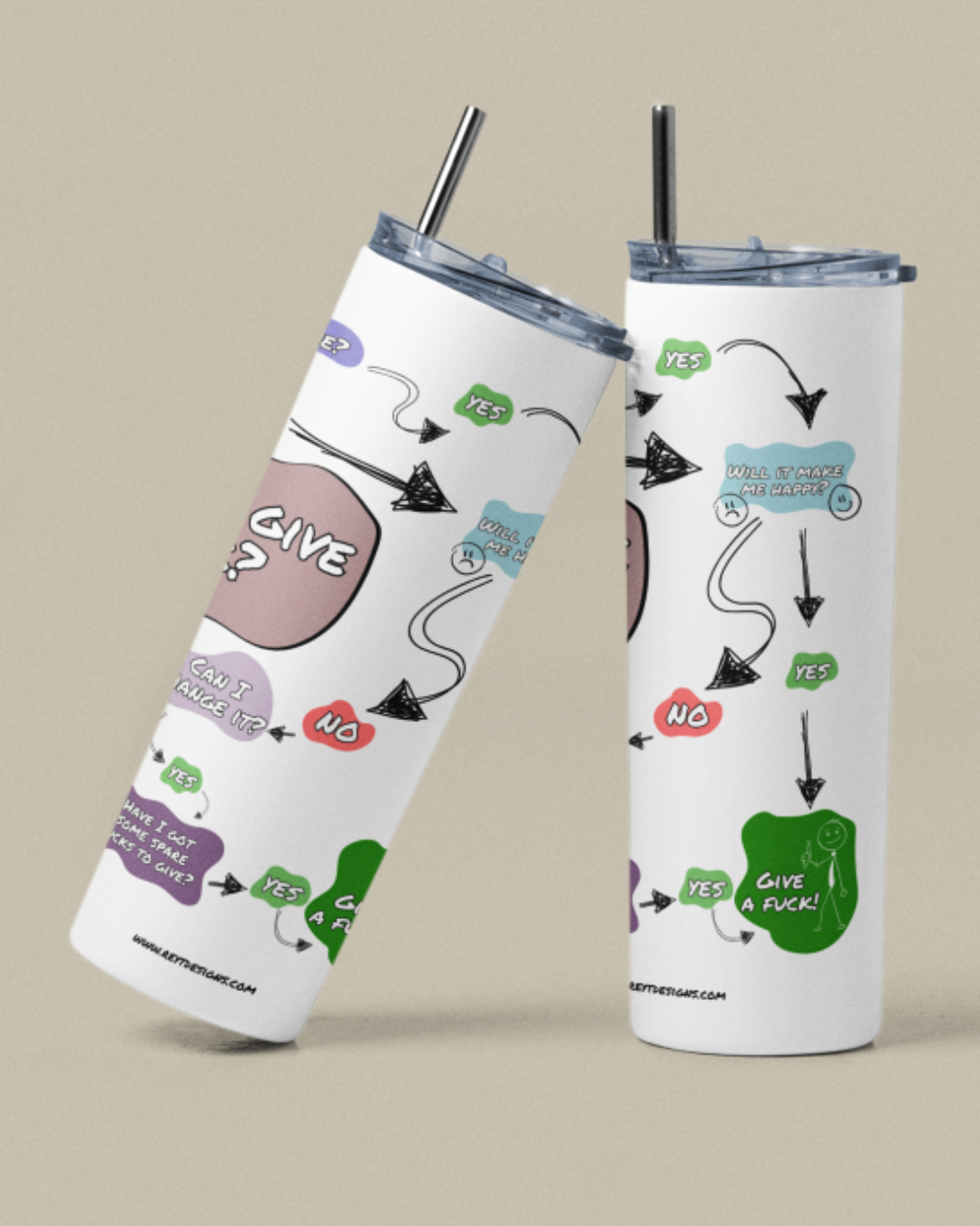 Funny Flow Chart - Tumbler