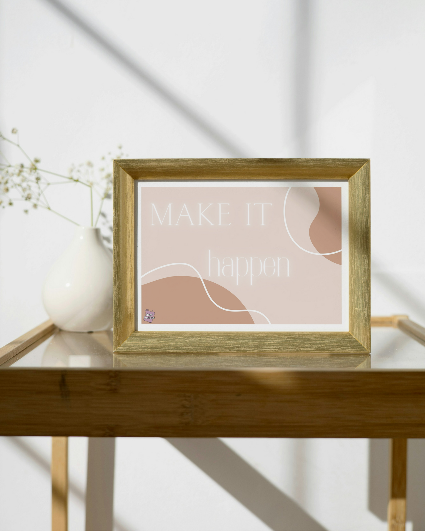 Make it happen - Landscape Poster Wall Art