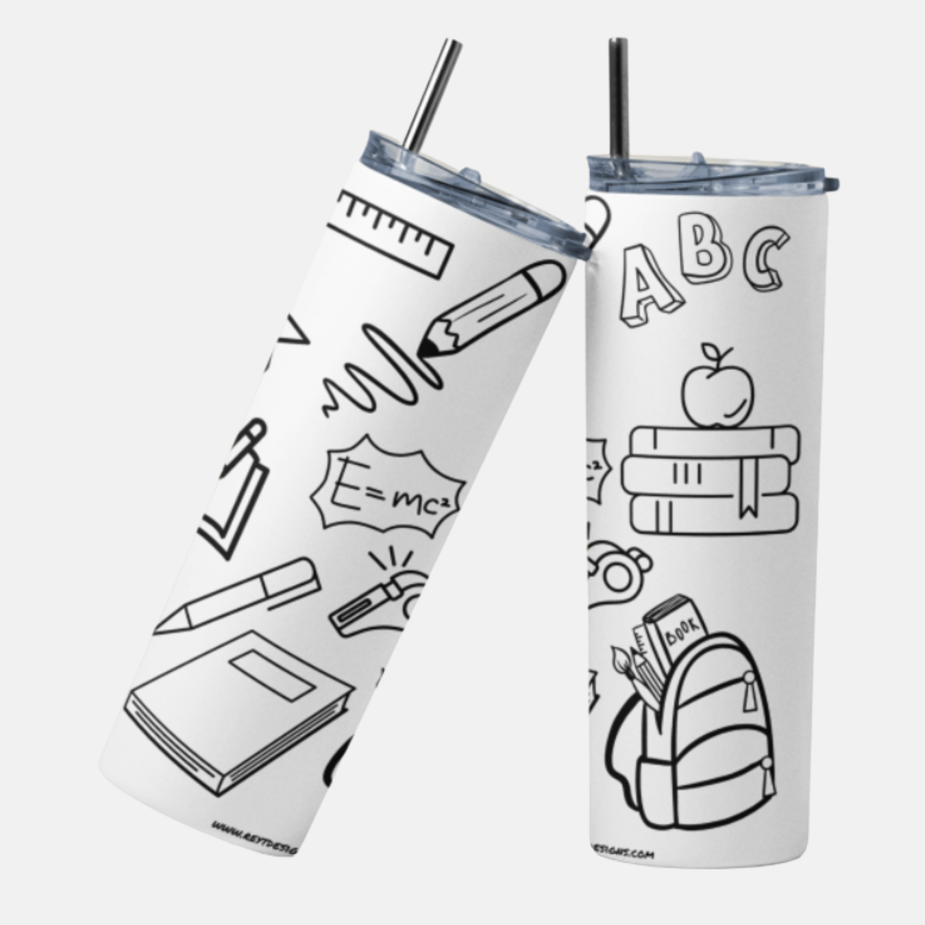 School Doodle - Tumbler