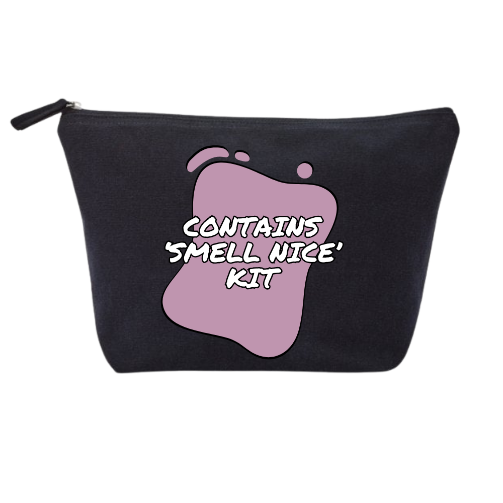Contains ‘Smell Nice' Kit – 100% Recycled Cotton Accessory Bag