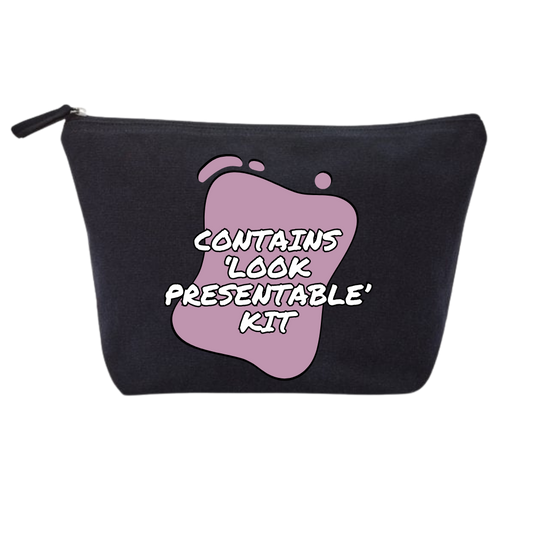 Contains ‘Look Presentable' Kit – 100% Recycled Cotton Accessory Bag