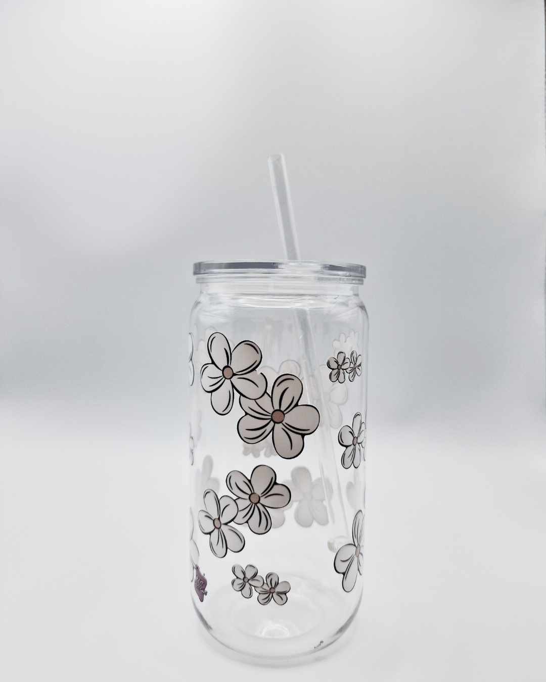 Subtle Pastel Flowers - Plastic Libby Cup