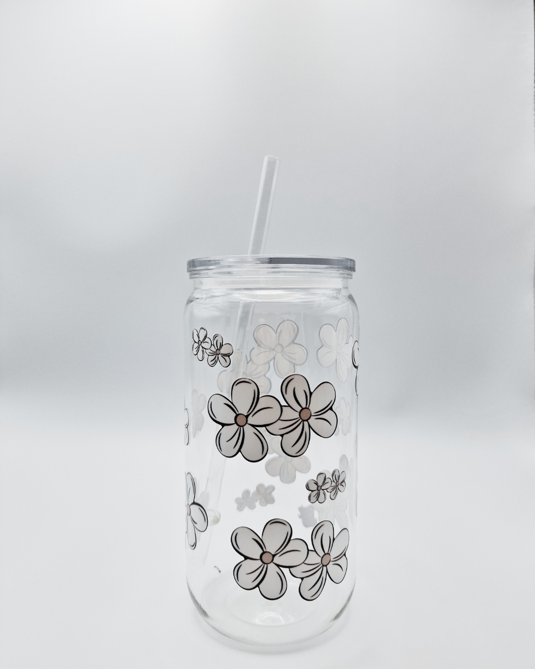 Subtle Pastel Flowers - Plastic Libby Cup