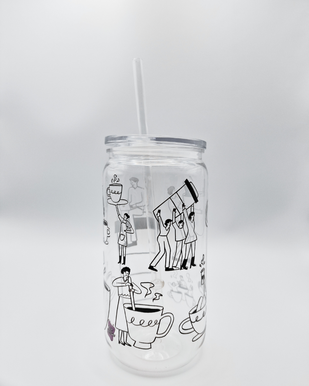 Coffee Doodle - Plastic Libby Cup