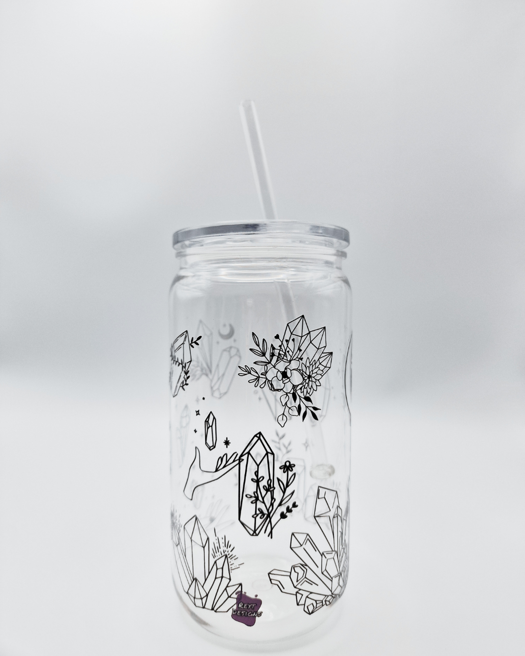 Black Crystals - Plastic Libby Cup