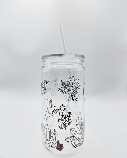 Black Crystals - Plastic Libby Cup