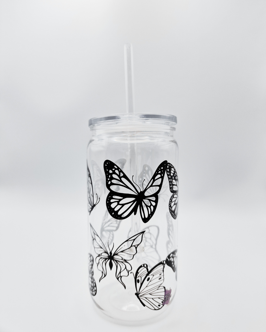 Black Butterflies - Plastic Libby Cup