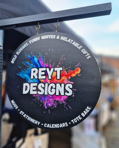 Custom bamboo gazebo sign, double-sided, personalised, handmade, natural wood