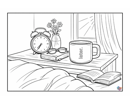 Coffee First — Quiet Moments Colouring Collection