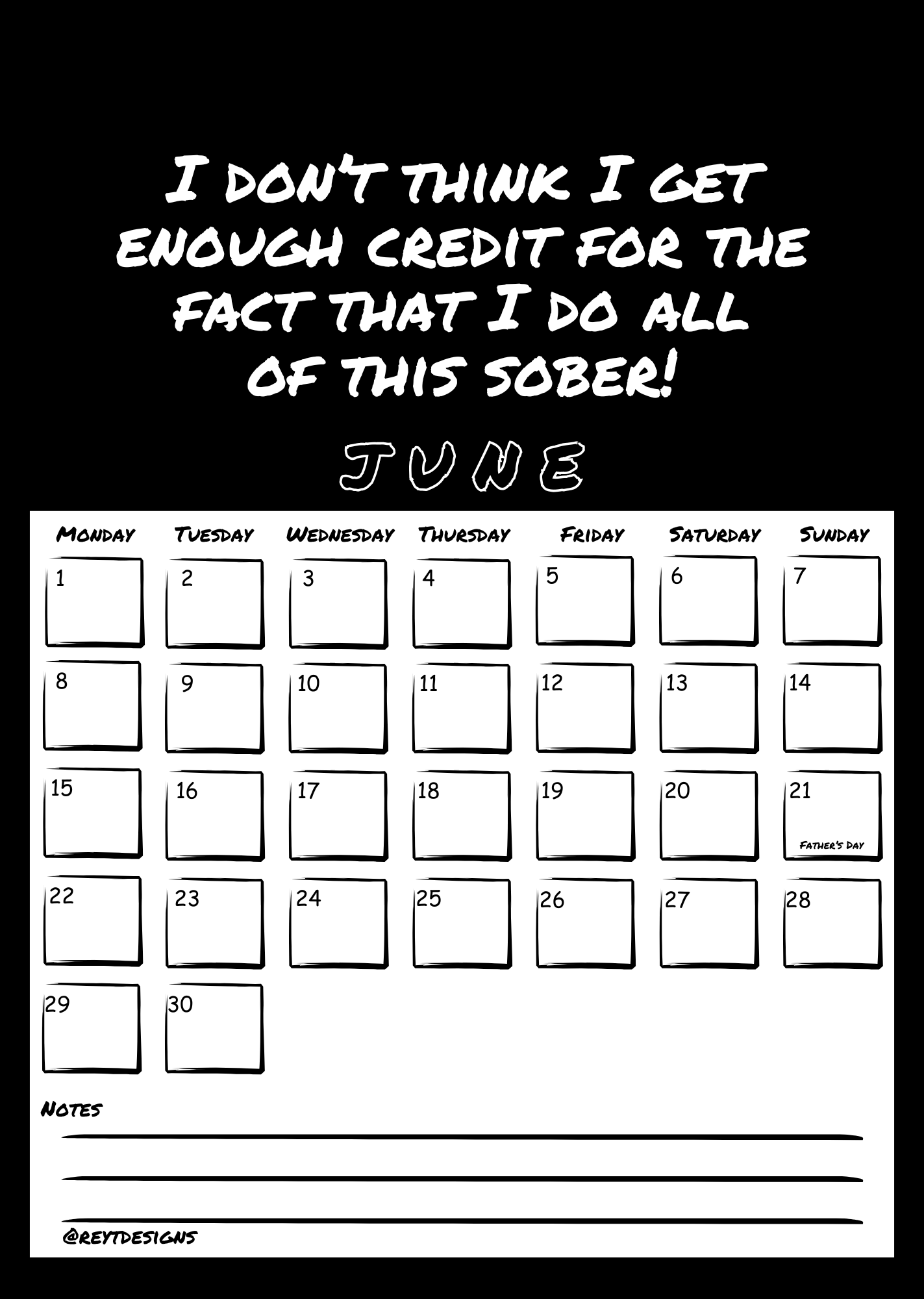 2026 Wall Calendar with Work (In)appropriate Slogans
