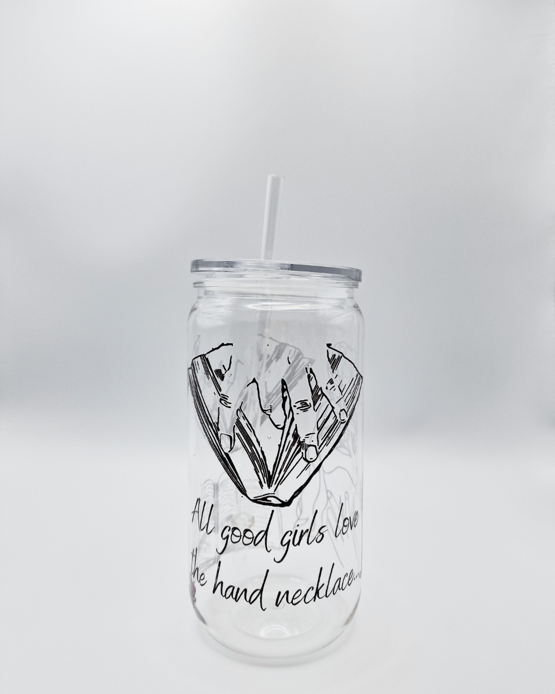 All Good Girls Love the Hand Necklace - Plastic Libby Cup