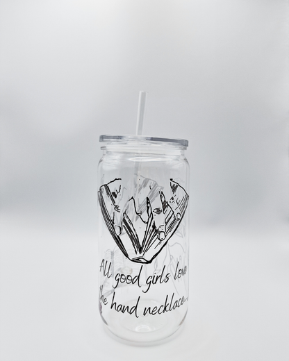 All Good Girls Love the Hand Necklace - Plastic Libby Cup