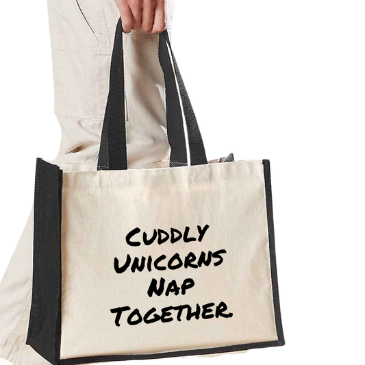 Cuddly Unicorns Nap Together - Maxi Shopper Bag