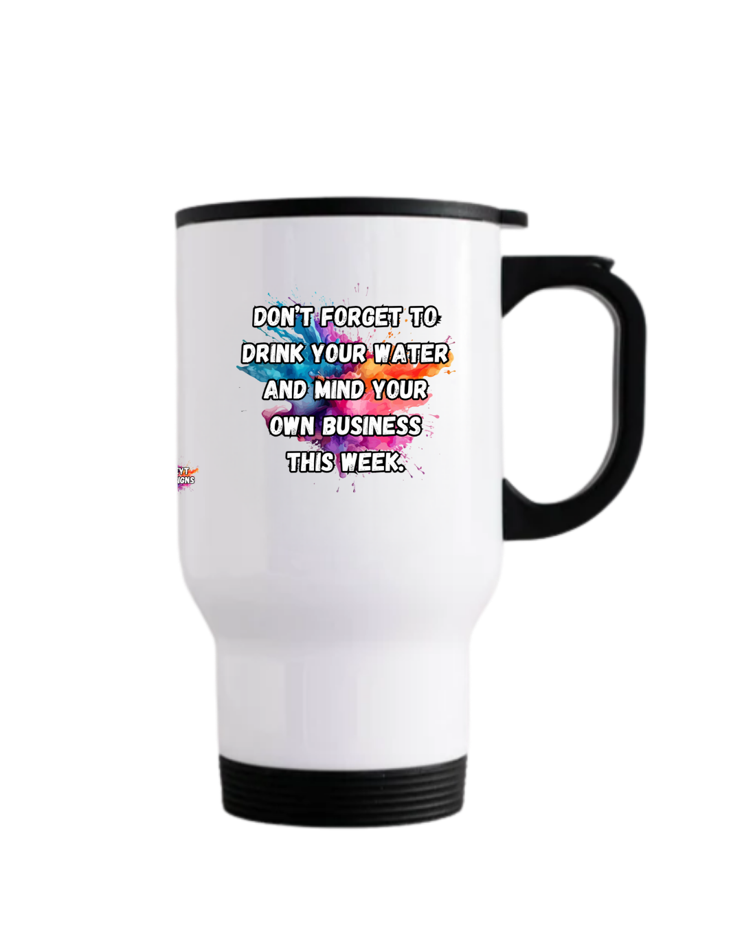 Funny self care sarcasm travel mug