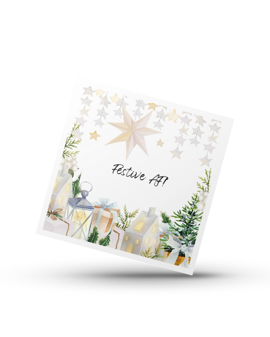 Festive AF - Greeting Christmas Card