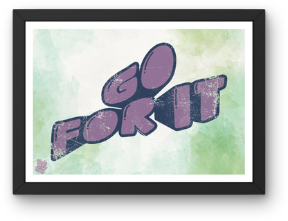 Go for it - Landscape Poster Wall Art
