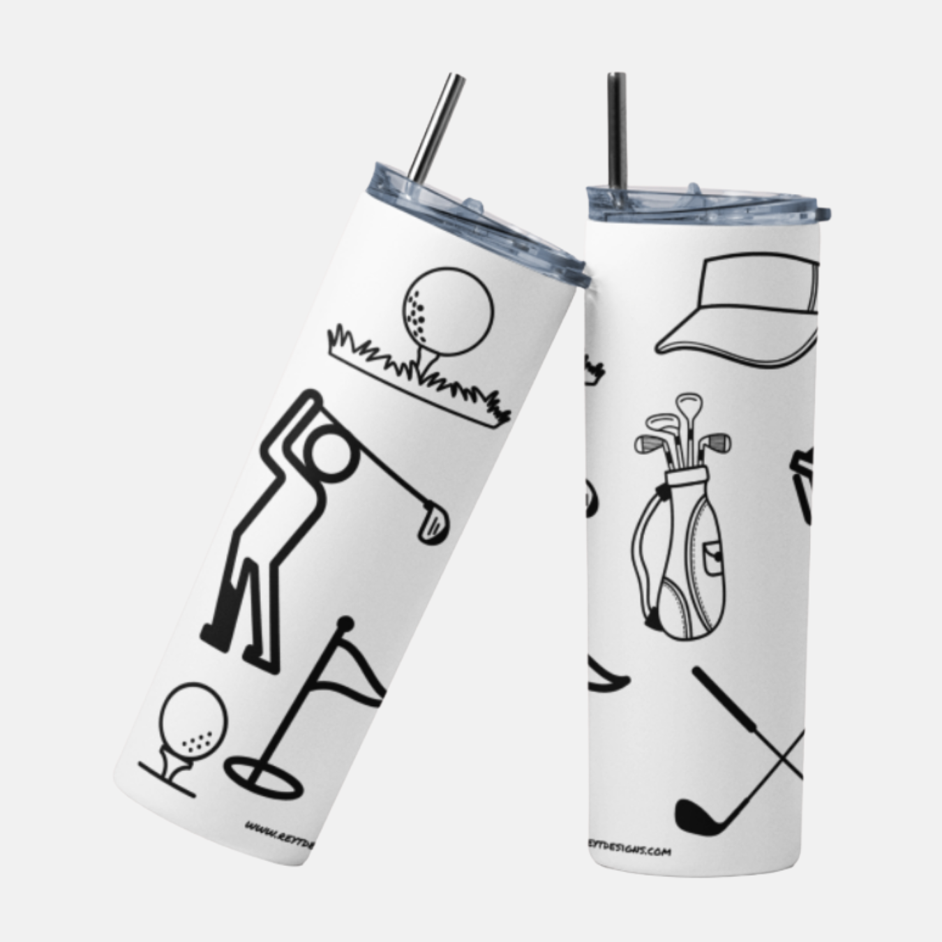 Golfing Doodle - Tumbler