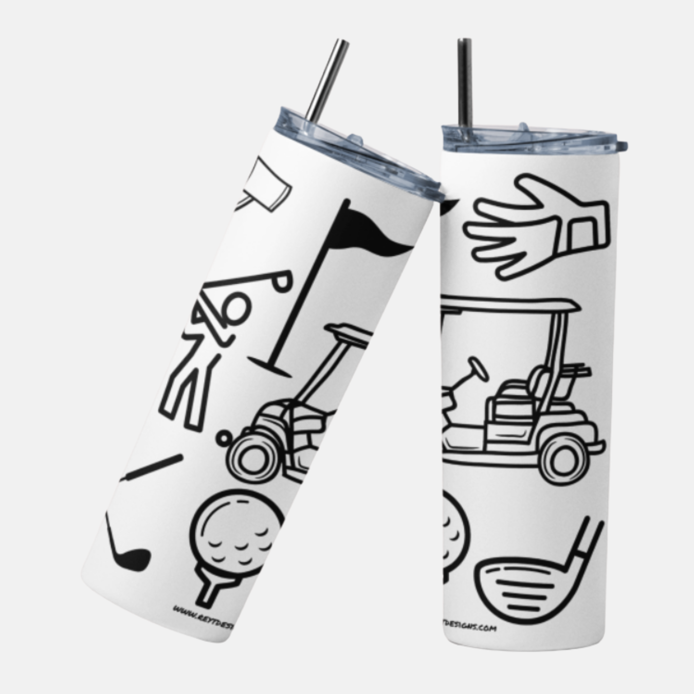 Golfing Doodle - Tumbler