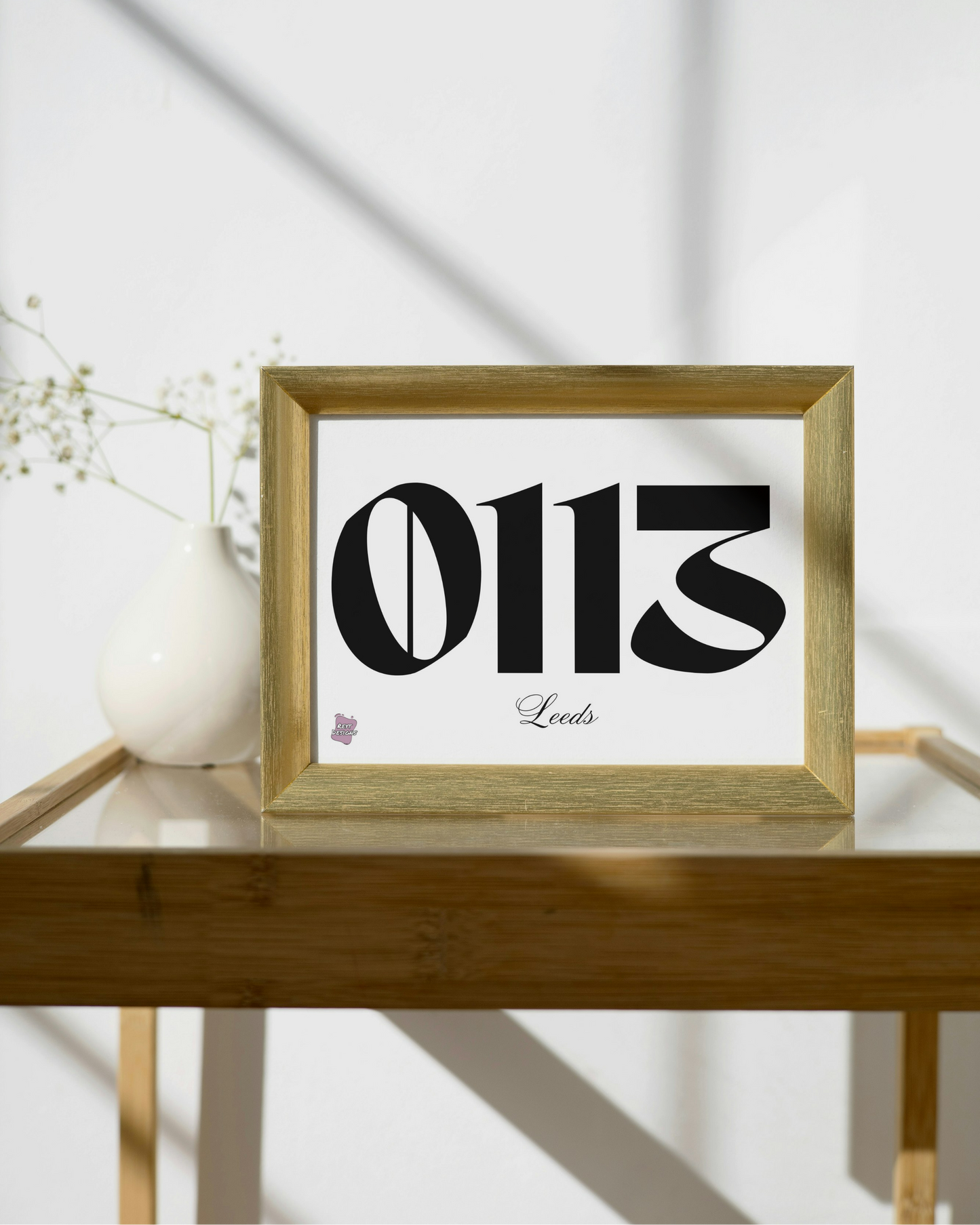 Leeds 0113 - Landscape Poster Wall Art