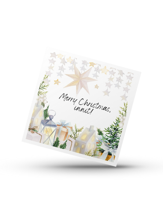 Merry Christmas, innit - Greeting Christmas Card