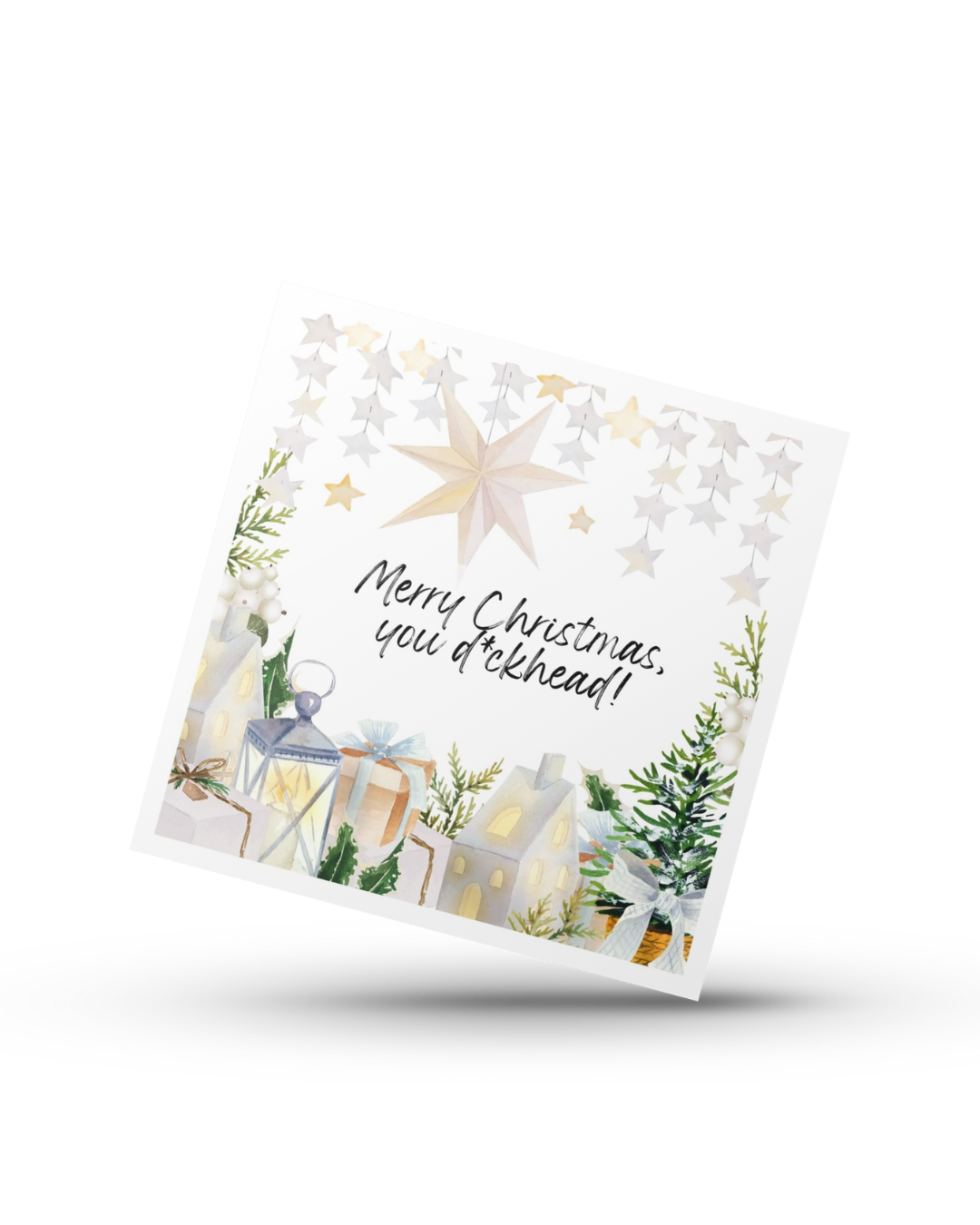 Merry Christmas you d*ckhead  - Greeting Christmas Card