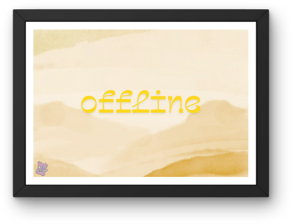Offline - Landscape Poster Wall Art