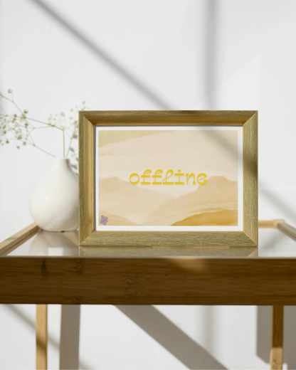 Offline - Landscape Poster Wall Art