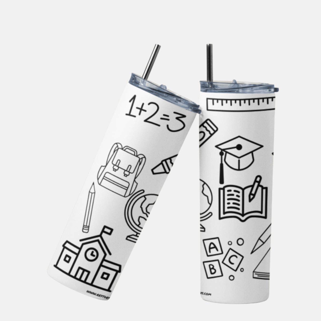 School Doodle - Tumbler