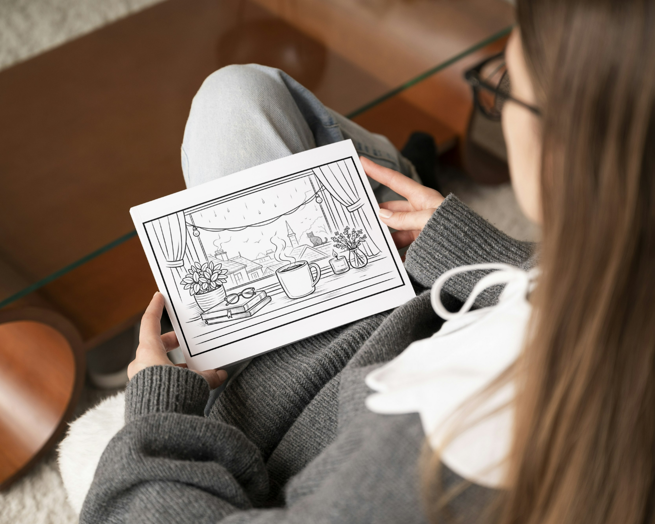 Coffee First — Quiet Moments Colouring Collection