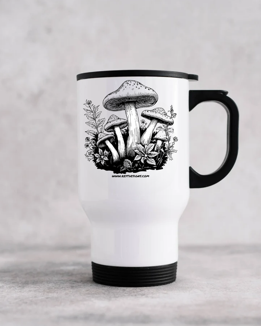 Wild Mushrooms - Travel Mug