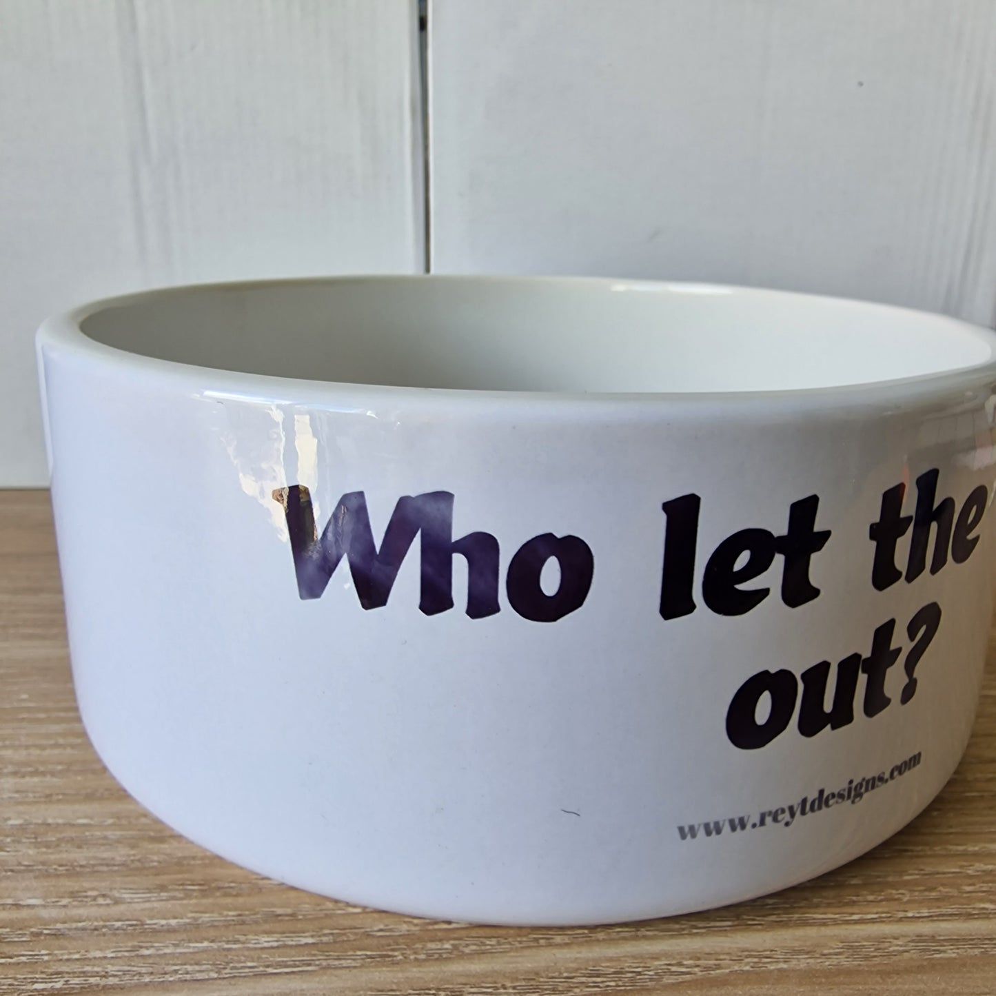 CLEARANCE - Ceramic Dog Bowl